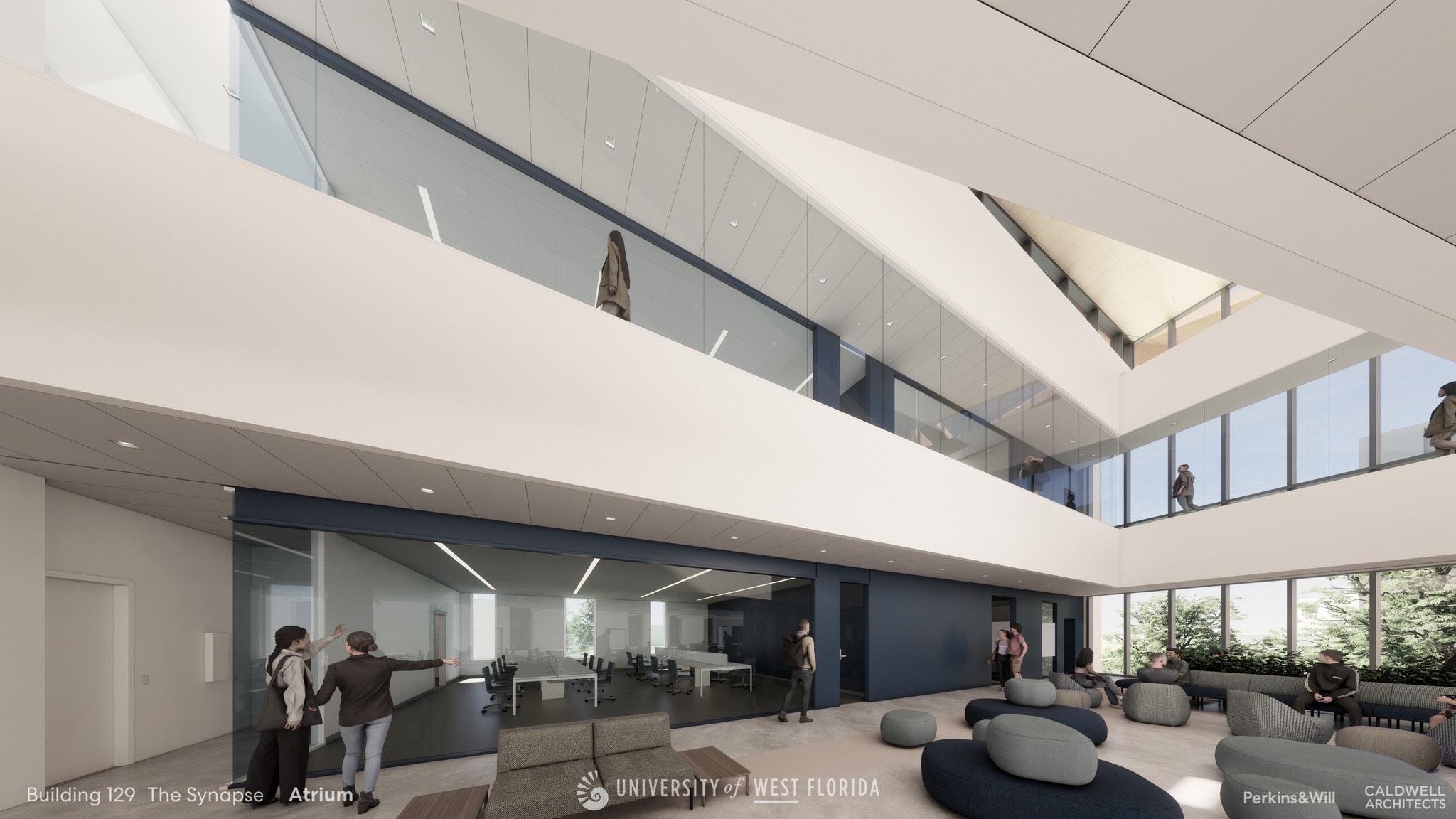 The Synapse atrium rendering